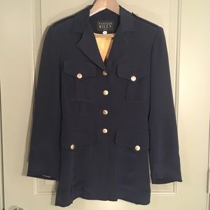 Vanessa Riley Military blazer